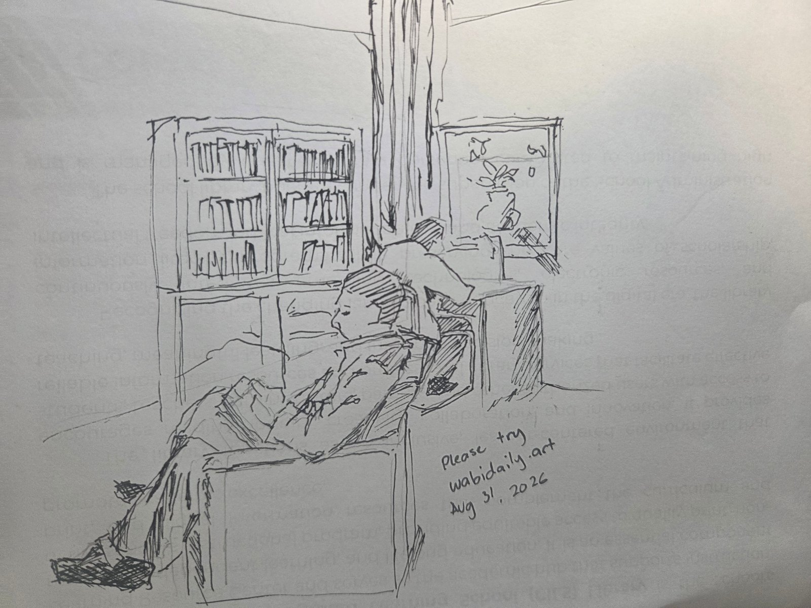 Drawing by @wabidaily